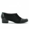 Damen Freizeitschuhe 651 schwarzer Lack kombiniert