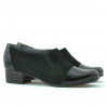 Damen Freizeitschuhe 651 schwarzer Lack kombiniert