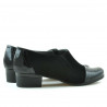 Damen Freizeitschuhe 651 schwarzer Lack kombiniert