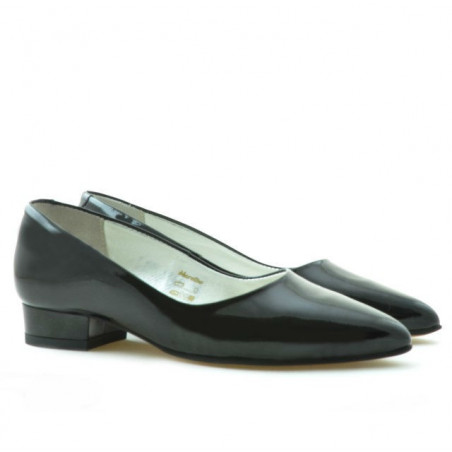 Damen Casual Schuhe 1248 Lack Schwarz