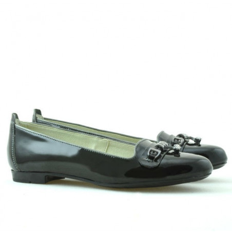 Damen Freizeitschuhe 639 Lackschwarz