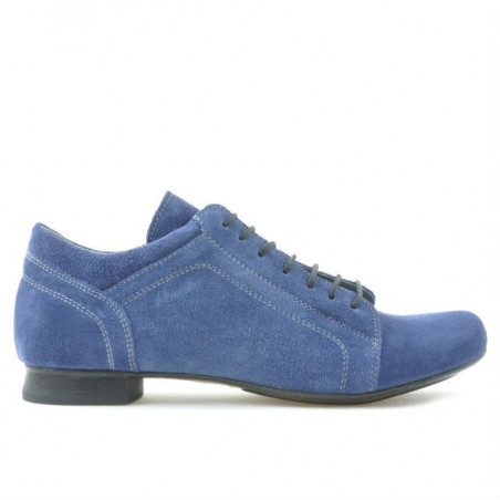Damen-Casual-Schuhe 645 Indigo-Velours