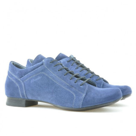 Damen-Casual-Schuhe 645 Indigo-Velours