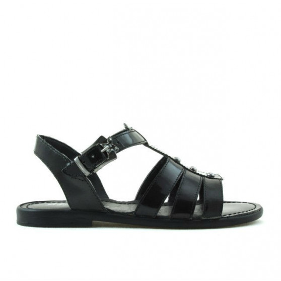 Kindersandalen 530 schwarz Lack Kindersandalen 530 schwarz Lack