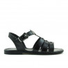 Kindersandalen 530 schwarz Lack