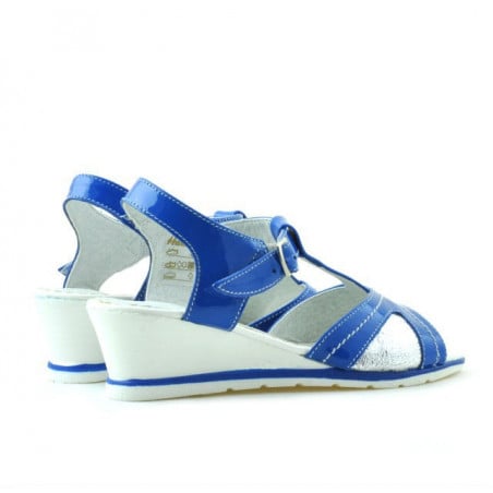 Kindersandalen 533 Lack Indigo kombiniert