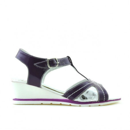 Kindersandalen 533 kombiniert lacklila