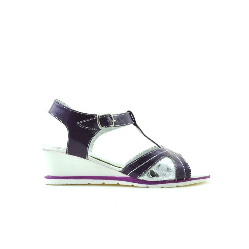 Kindersandalen 533 kombiniert lacklila