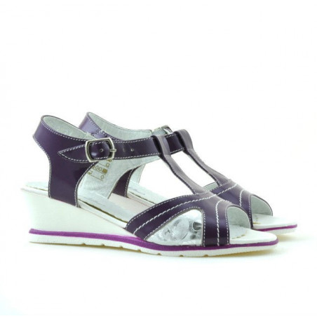 Kindersandalen 533 kombiniert lacklila