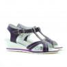 Kindersandalen 533 kombiniert lacklila