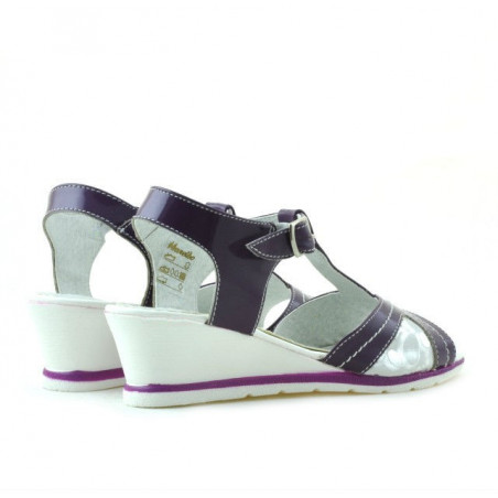 Kindersandalen 533 kombiniert lacklila