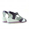 Kindersandalen 533 kombiniert lacklila