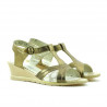 Kindersandalen 533 Gold kombiniert