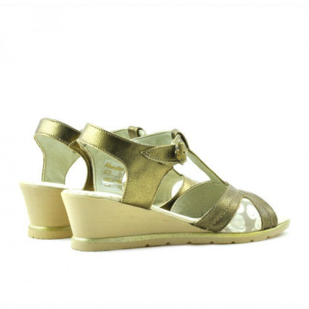 Kindersandalen 533 Gold kombiniert