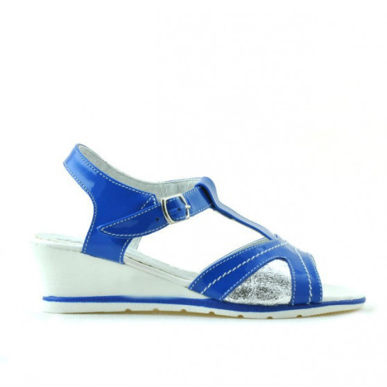 Kindersandalen 533 Lack Indigo kombiniert Kindersandalen 533 Lack Indigo kombiniert