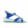 Kindersandalen 533 Lack Indigo kombiniert