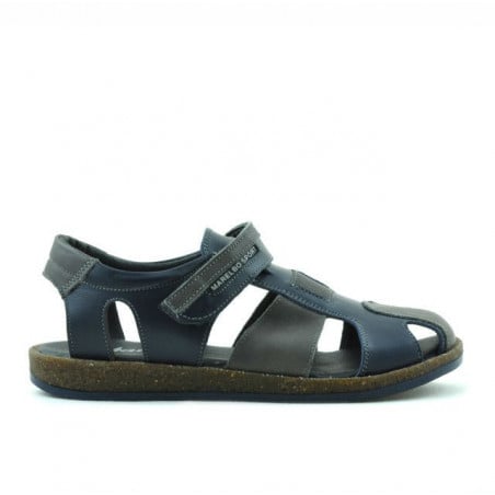 Kindersandalen 324 indigo+grau