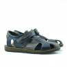 Kindersandalen 324 indigo+grau