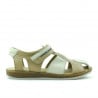 Kindersandalen 324 braun+beige