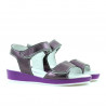 Kindersandalen 532 Perlmutt-Lila