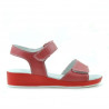 Kindersandalen 532 Korallenrot