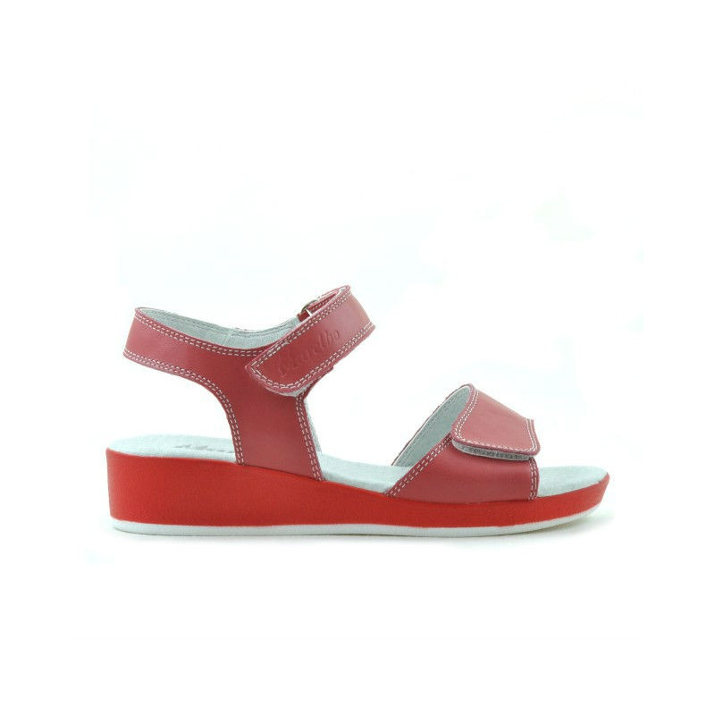 Kindersandalen 532 Korallenrot