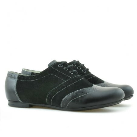 Damen Freizeitschuhe 186 schwarz kombiniert