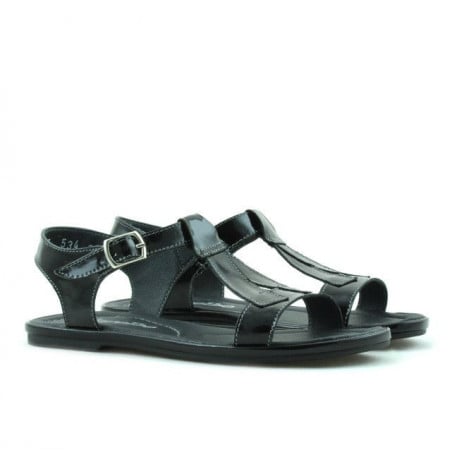 Kindersandalen 534 Lack Schwarz