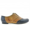 Damen Freizeitschuhe 186 indigo+braun