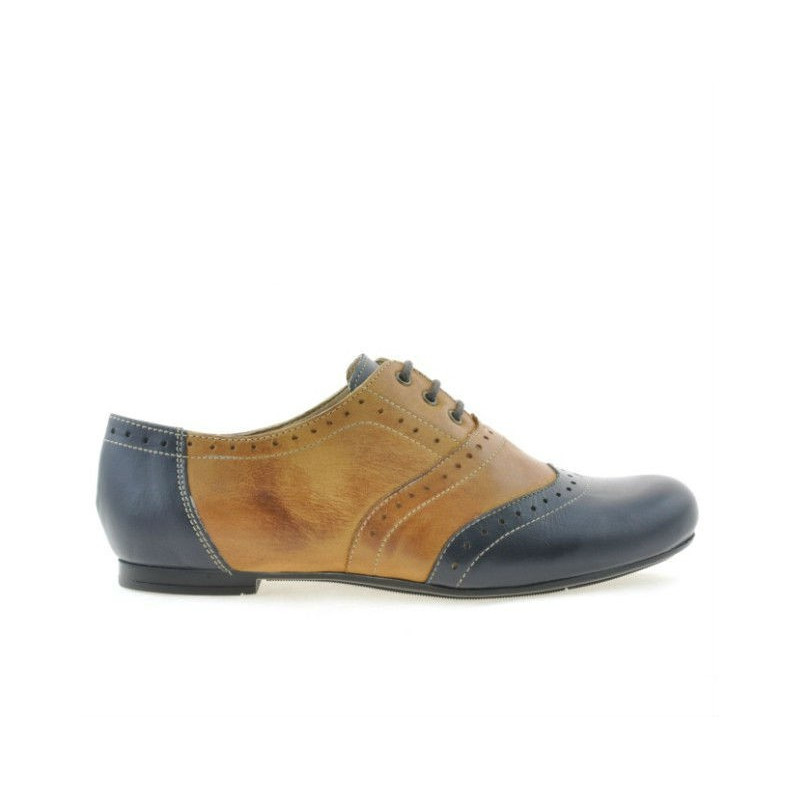 Damen Freizeitschuhe 186 indigo+braun