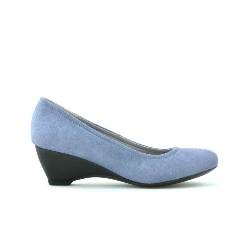 Damen Freizeitschuhe 152-1 blau Veloursleder