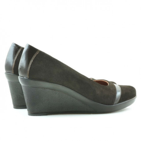 Damen-Casual-Schuhe 647 Kaffee Velours