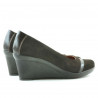 Damen-Casual-Schuhe 647 Kaffee Velours