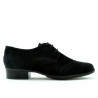 Damen Freizeitschuhe 691 schwarz Veloursleder