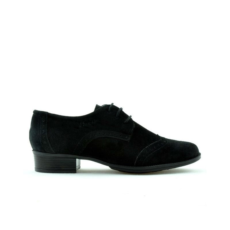 Damen Freizeitschuhe 691 schwarz Veloursleder