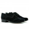 Damen Freizeitschuhe 691 schwarz Veloursleder