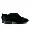 Damen Freizeitschuhe 691 schwarz Veloursleder