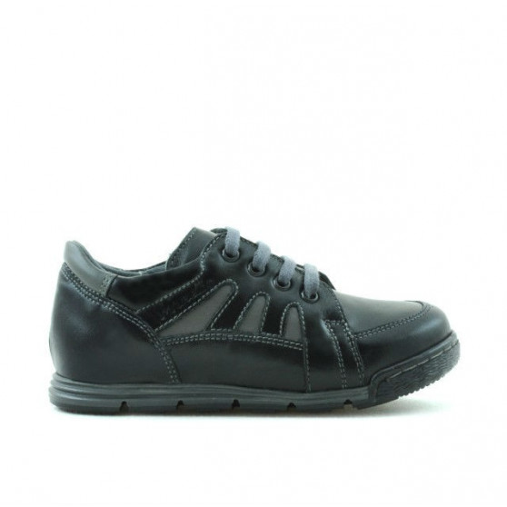 Kleinkinderschuhe 04c schwarz+grau Kleinkinderschuhe 04c schwarz+grau