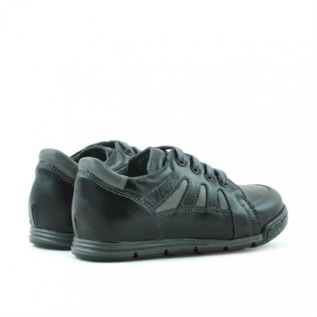 Kleinkinderschuhe 04c schwarz+grau