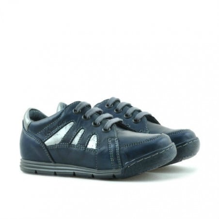 Kleinkinderschuhe 04c indigo+grau