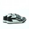 Kleinkinderschuhe 16c schwarz+weiß