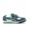 Kleinkinderschuhe 16c indigo+weiß