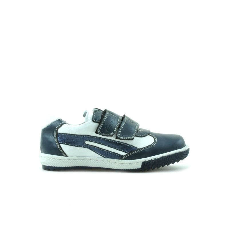 Kleinkinderschuhe 16c indigo+weiß