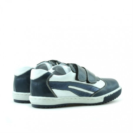 Kleinkinderschuhe 16c indigo+weiß