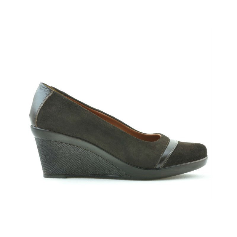 Damen-Casual-Schuhe 647 Kaffee Velours