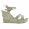 Damensandalen 5021 Nude-Lackleder