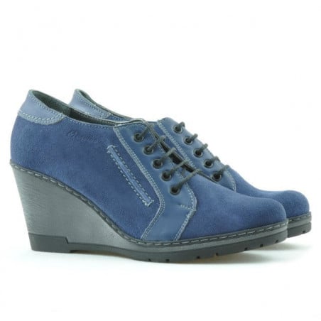 Damen Freizeitschuhe 625 indigo Velours kombiniert
