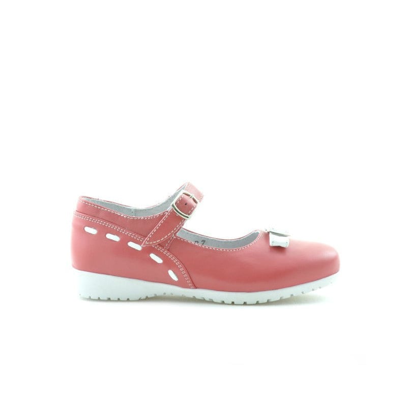 Kleinkinderschuhe 12c korallenrot+weiß
