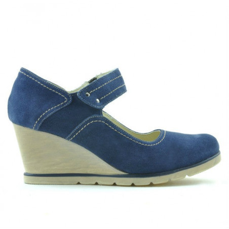 Damen Casual-Schuhe 199 Indigo Veloursleder