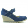 Damen Casual-Schuhe 199 Indigo Veloursleder
